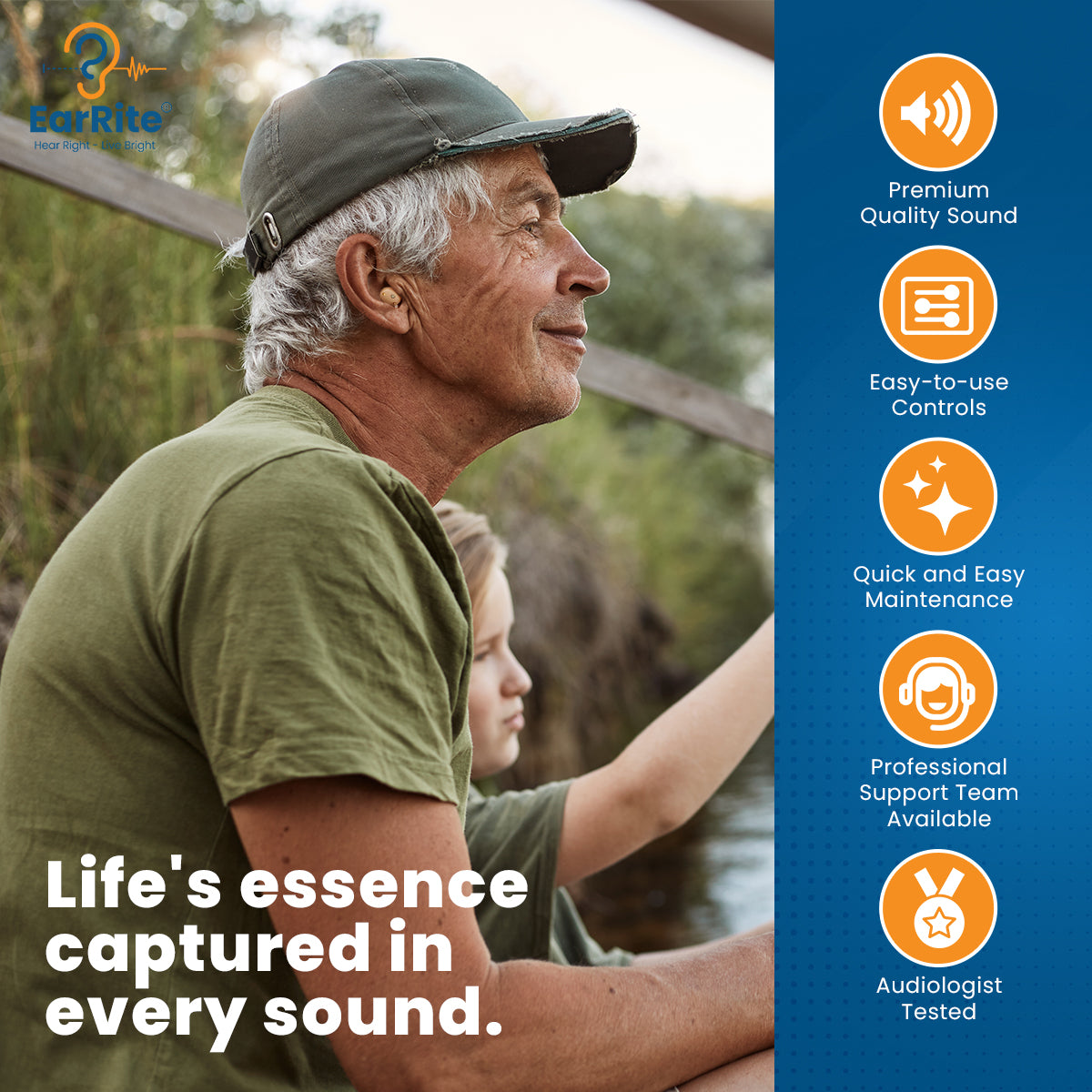 EarRite, Newest Technology, Invisible, OTC hearing aids